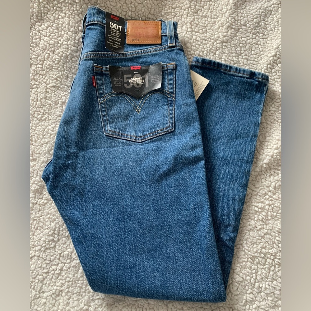 Levi's 501 Skinny High Rise Jean (28)